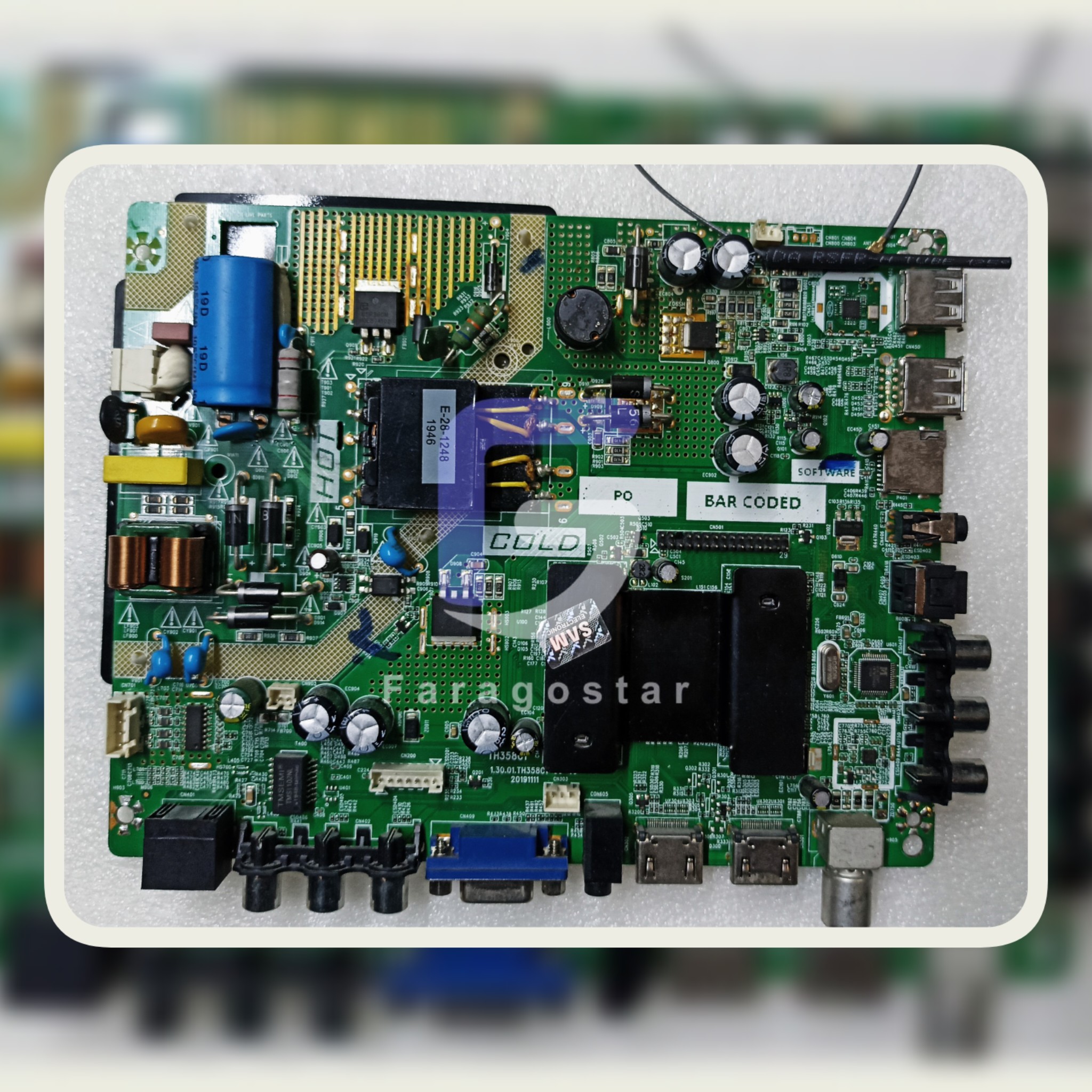 برد فابریک سام مدل UA43T5550TH · 43T5500