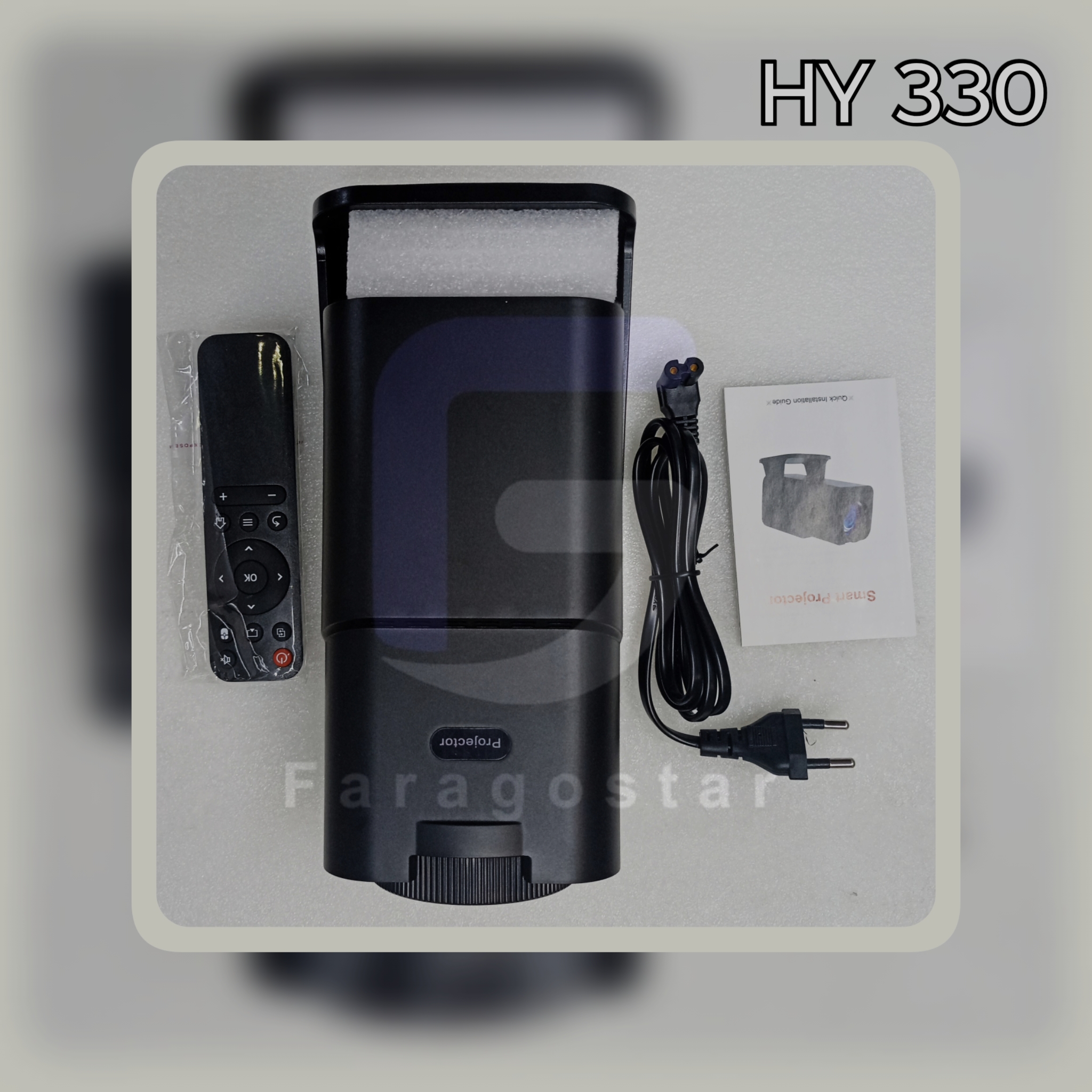 پروژکتور قابل حمل HY330 – سینمای خانگی 4K