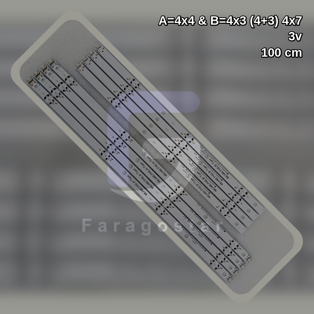 بک لایت ال‌جی مدل 49LH600T · 49LH604 · 49LH600V · 49LH60200