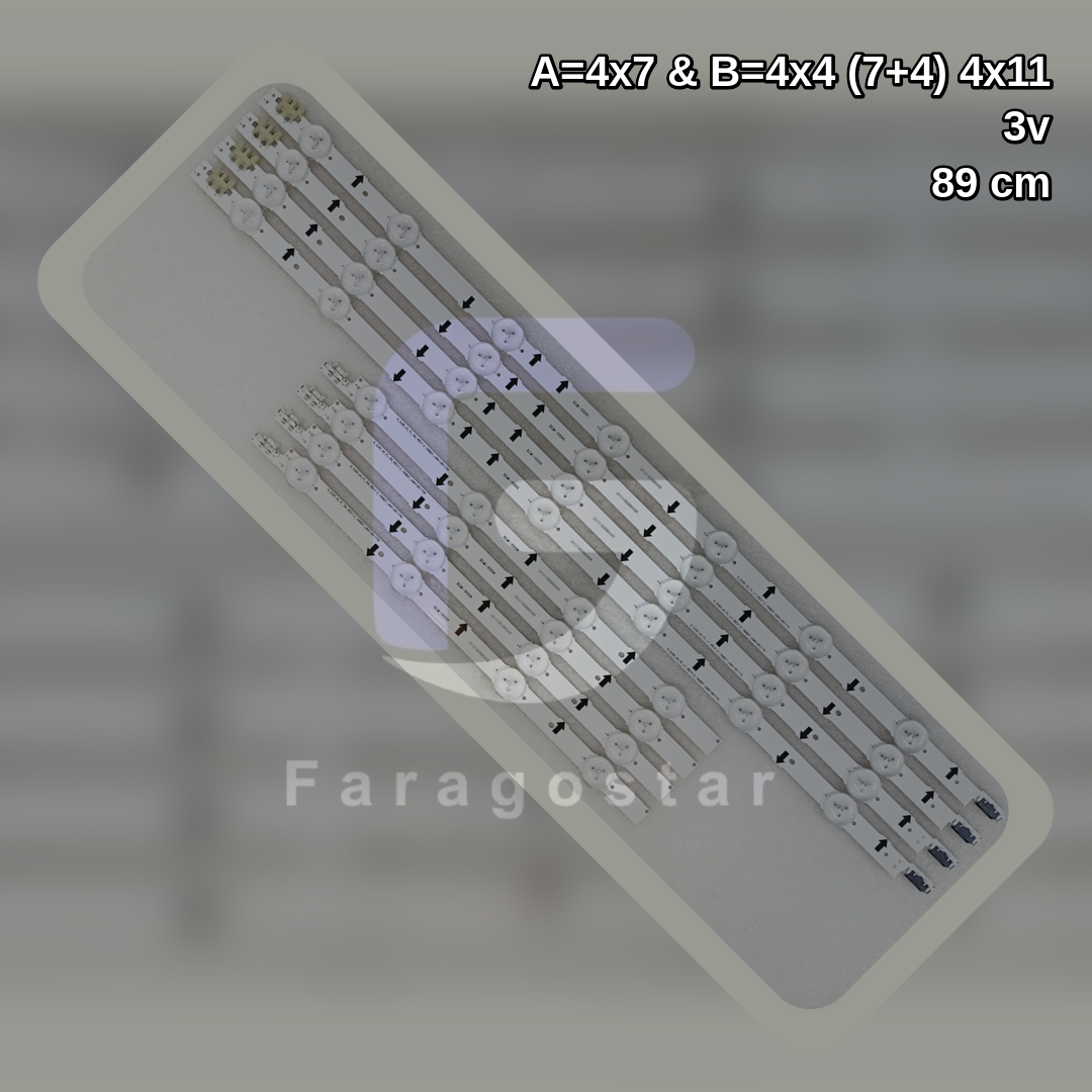 بک لایت سامسونگ مدل 43J5880 · 43J5100 · 43K5880
