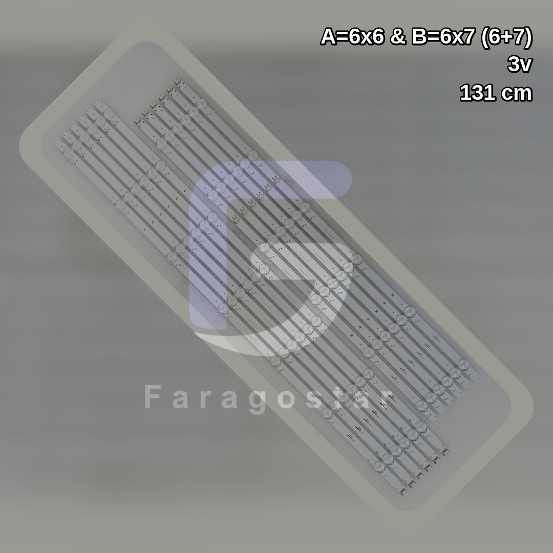 بک لایت سونی مدل 65X7000G · 65X7500H · 65X8000G · 65X8077G · 65X7577H